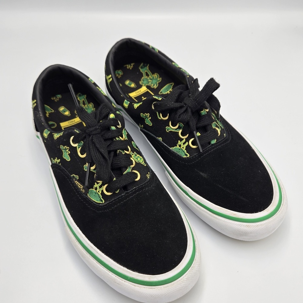 Vans X Shake Junt Era Pro 500714 Shoes Sneakers Black Green Mens size 7